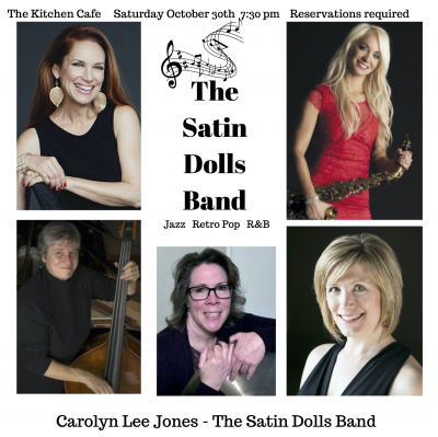 Carolyn Lee Jones - The Satin Dolls Band - Quintet at The Kitchen Cafe