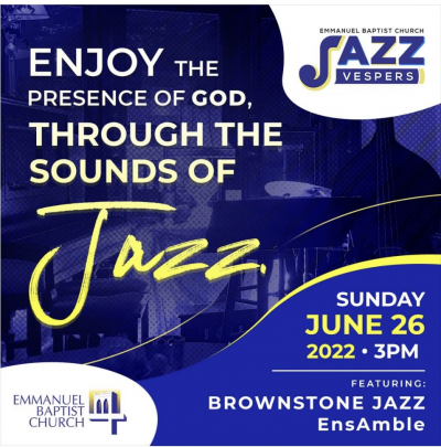 Brownstonejazz @ Ebc Jazz  Vesper at Emanuel Baptist Church