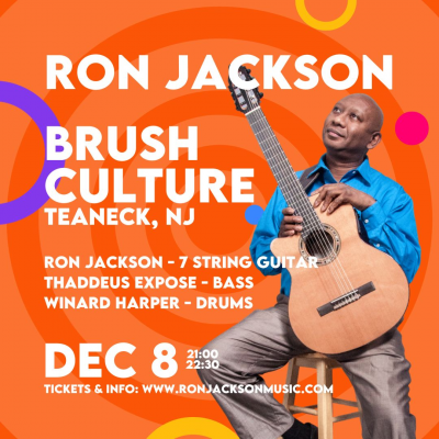Ron Jackson Trio at Brvsh Cul7ur3 - event poster Ron Jackson Trio at Brvsh Cul7ur3