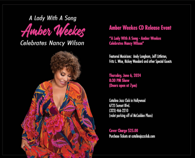 Amber Weekes at Catalina Jazz Club