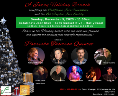 A Jazzy Holiday Brunch With The Patrisha Thomson Quintet at Catalina Jazz Club