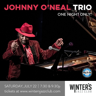 Johnny O'neal Trio at Winter's Jazz Club