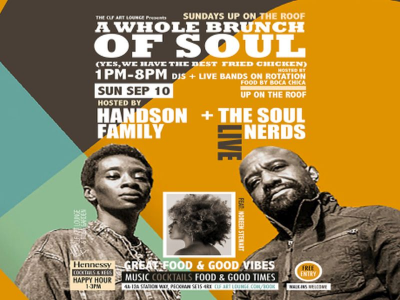 A Whole Brunch Of Soul With Handson Family + The Soul Nerds (live) - event poster A Whole Brunch Of Soul With Handson Family + The Soul Nerds (live)