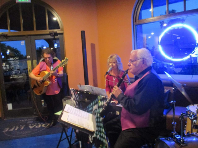 Cheryl Thurston's Swing Time Jazz Band at Opa Life Greek Cafe