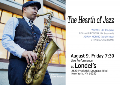 Wataru plays Jazz at Londel's Supper Club - event poster Wataru plays Jazz at Londel's Supper Club