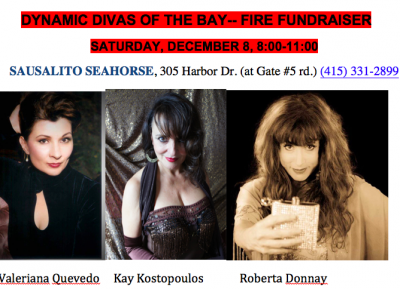 Jazz Divas Fire Benefit Fundraiser at Sausalito Seahorse