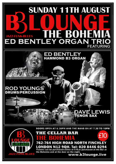 Ed Bentley Trio at B3 Lounge The Cellar Bar The Bohemia