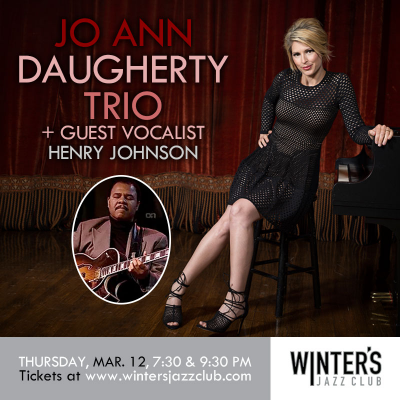Jo Ann Daugherty + Henry Johnson at Winter's Jazz Club