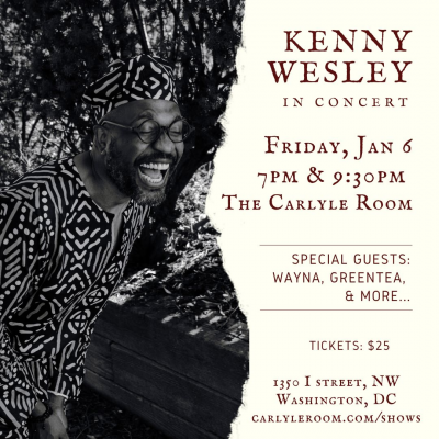 Kenny Wesley at Carlyle Room - event poster Kenny Wesley at Carlyle Room