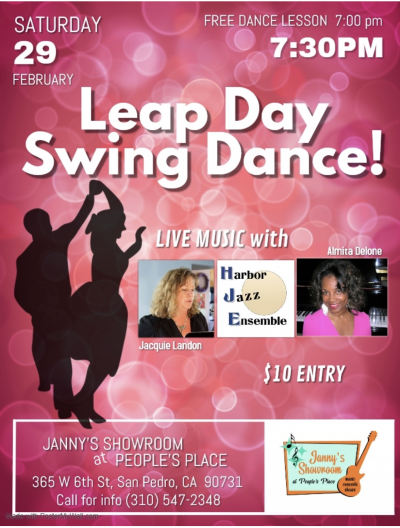Leap Day Swing Dance at Janny's Showroom At People's Place