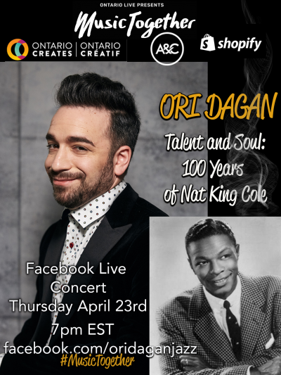 Music Together Presents Ori Dagan's Tribute To Nat King Cole Livestream
