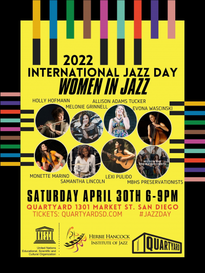 Allison Adams Tucker's Women In Jazz For International Jazz Day 2022 at International Jazz Day San Diego at Quartyard