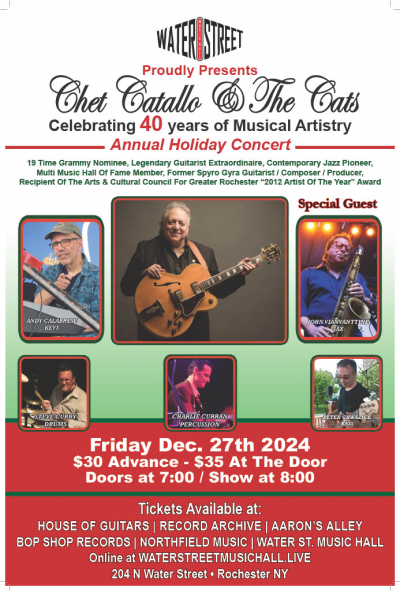 Chet Catallo & The Cats at Water Street Music Hall