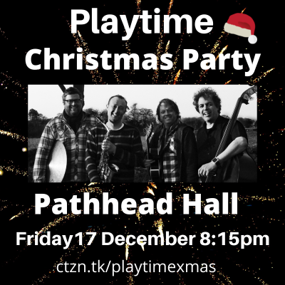 Playtime Christmas Party at Pathhead Village Hall - event poster Playtime Christmas Party at Pathhead Village Hall