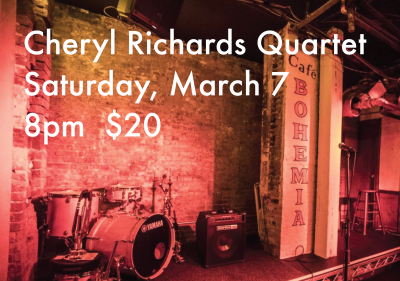 Cheryl Richards Quartet at Cafe Bohemia