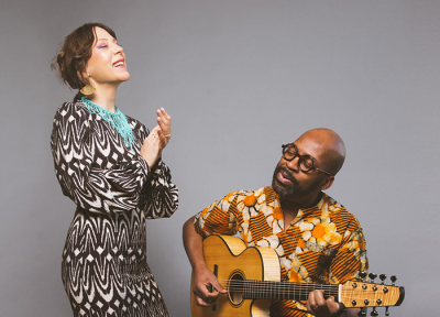 Gretchen Parlato And Lionel Loueke at BlueShore Financial Centre For The Performing Arts
