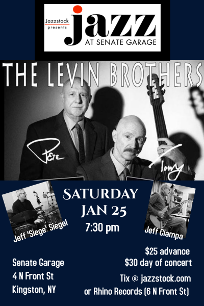 The Levin Brothers Band at Jazzstock Festival Presents Jazz At Senate Garage at Senate Garage
