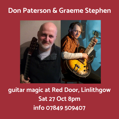 Don Paterson & Graeme Stephen at Red Door - event poster Don Paterson & Graeme Stephen at Red Door