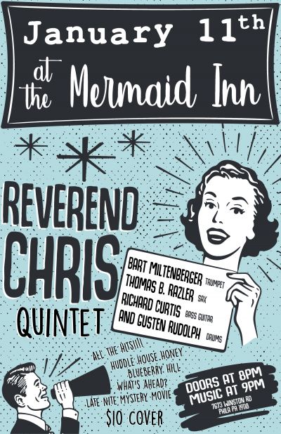 Reverend Chris And His Quintet at The Mermaid Inn