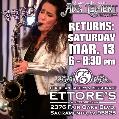 Ava Lemert at Ettore's European Bakery And Restaurant - event poster Ava Lemert at Ettore's European Bakery And Restaurant