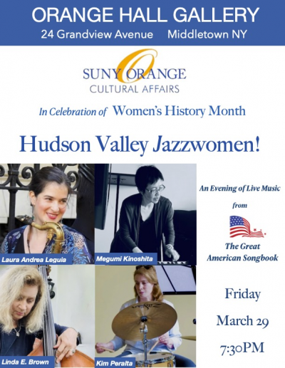Hudson Valley Jazzwomen at Orange Hall Gallery