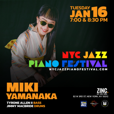 Miki Yamanaka at New York Jazz Piano Festival at Zinc Bar