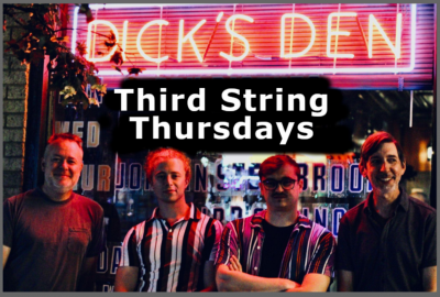 Third String Featuring Brett Allen Live! at Dick's Den - event poster Third String Featuring Brett Allen Live! at Dick's Den