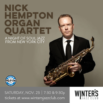Nick Hempton Quartet at Winter's Jazz Club
