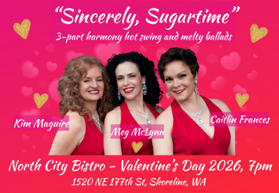 Sugartime Trio at North City Bistro & Wine Shop - event poster Sugartime Trio at North City Bistro & Wine Shop