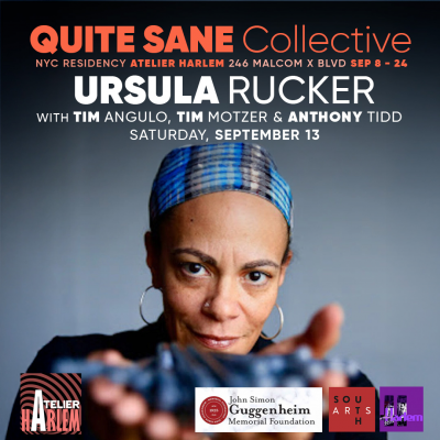 Ursula Rucker With Tim Angulo, Tim Motzer And Anthony Tidd at Atelier Harlem - event poster Ursula Rucker With Tim Angulo, Tim Motzer And Anthony Tidd at Atelier Harlem