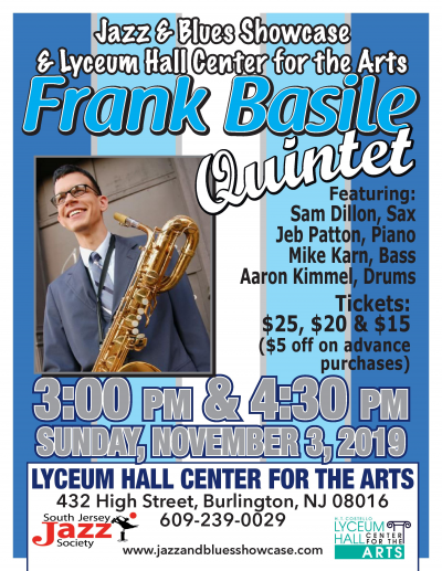 Frank Basile Quintet at Lyceum Hall Center For The Arts