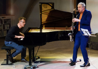 Uwe Oberg & Rudi Mahall at Musikbiblothek In Der Mauritius-mediathek