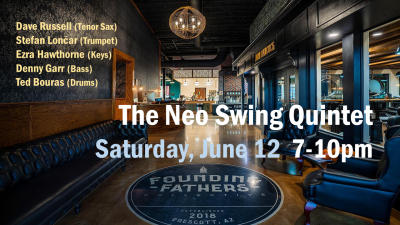 The Neo Swing Quintet at Founding Fathers Collective - event poster The Neo Swing Quintet at Founding Fathers Collective