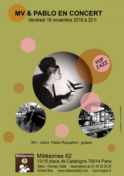 Mv & Pablo at Millésimes 62 - event poster Mv & Pablo at Millésimes 62