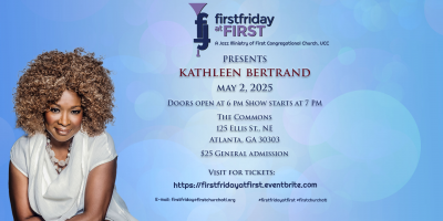 Kathleen Bertrand At The May 2025 Edition Of First Friday At First at The Commons at First Congregational Church - event poster Kathleen Bertrand At The May 2025 Edition Of First Friday At First at The Commons at First Congregational Church