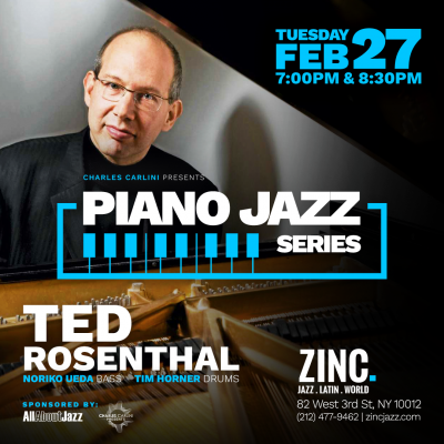 Piano Jazz Series: Ted Rosenthal at Zinc Bar