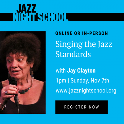 Jay Clayton at Jazz Night School