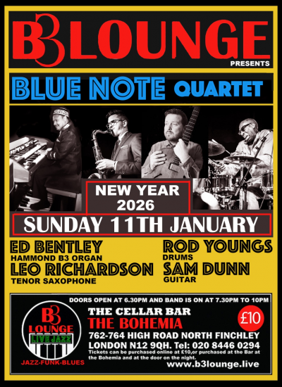 Ed Bentley Blue Note Quartet at B3 Lounge The Cellar Bar The Bohemia