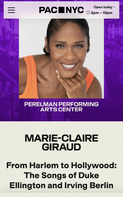 Marie-claire Giraud at Perelman Performing Arts Center (pac Nyc)