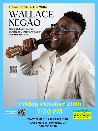 Rhythmic Journey: Wallace Negão Quartet From France Brings Brazil To Your Doorstep at The Merc - event poster Rhythmic Journey: Wallace Negão Quartet From France Brings Brazil To Your Doorstep at The Merc