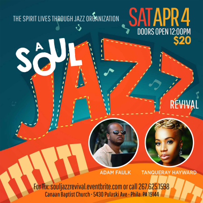 A Soul Jazz Revival at Canaan Baptist Church - event poster A Soul Jazz Revival at Canaan Baptist Church