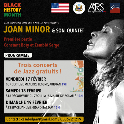 Joan Minor Quintet at Jahliv - event poster Joan Minor Quintet at Jahliv