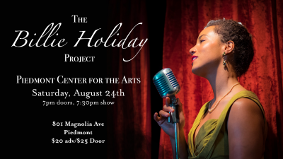 The Billie Holiday Project at Piedmont Center For The Arts