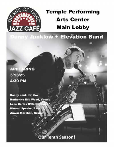 Danny Janklow + Elevation Band at Temple Performing Arts Center