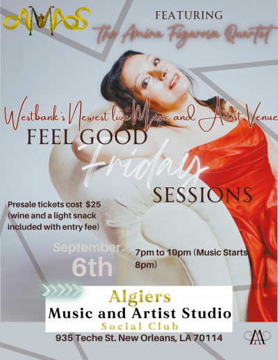 Feel Good Friday Sessions With The Amina Figarova Quartet at Algiers Music And Arts Studio
