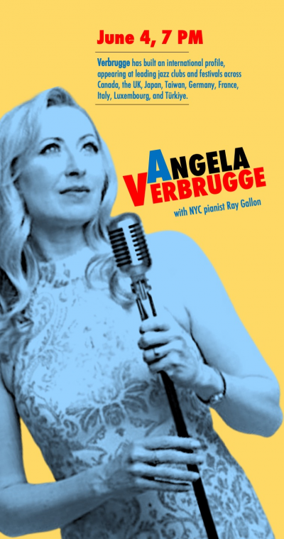 Angela Verbrugge: The Wonder Of The Night Featuring Ray Gallon On Piano! at The Robo Lounge - event poster Angela Verbrugge: The Wonder Of The Night Featuring Ray Gallon On Piano! at The Robo Lounge