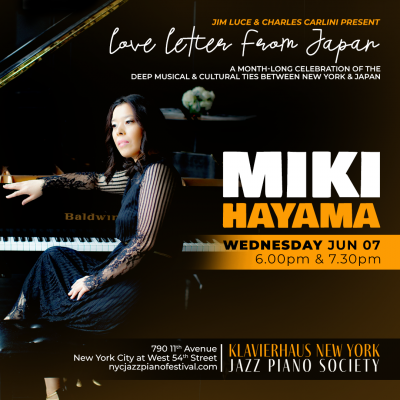 Love Letter From Japan: Miki Hayama at Klavierhaus - event poster Love Letter From Japan: Miki Hayama at Klavierhaus