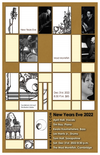 The April Hall Quintet - New Years Eve! at The Mad Monkfish