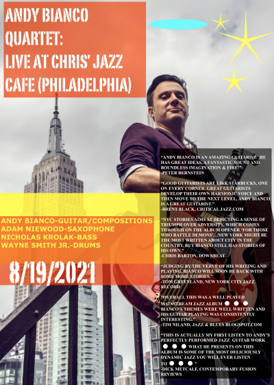 Andy Bianco Quartet at Chris' Jazz Cafe