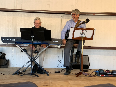 Larry Natwick & Bob Ockenden at Devine Wine Bar